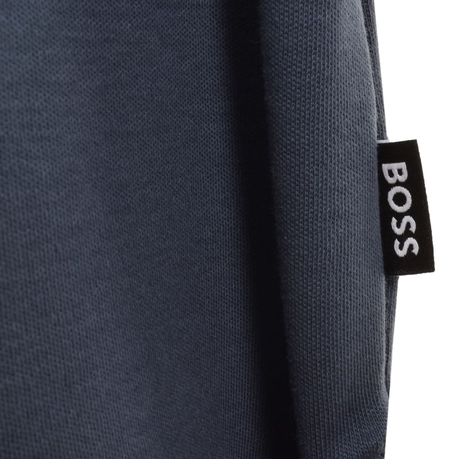 Image number 4 for BOSS Pado 30 Long Sleeved Polo T Shirt Blue