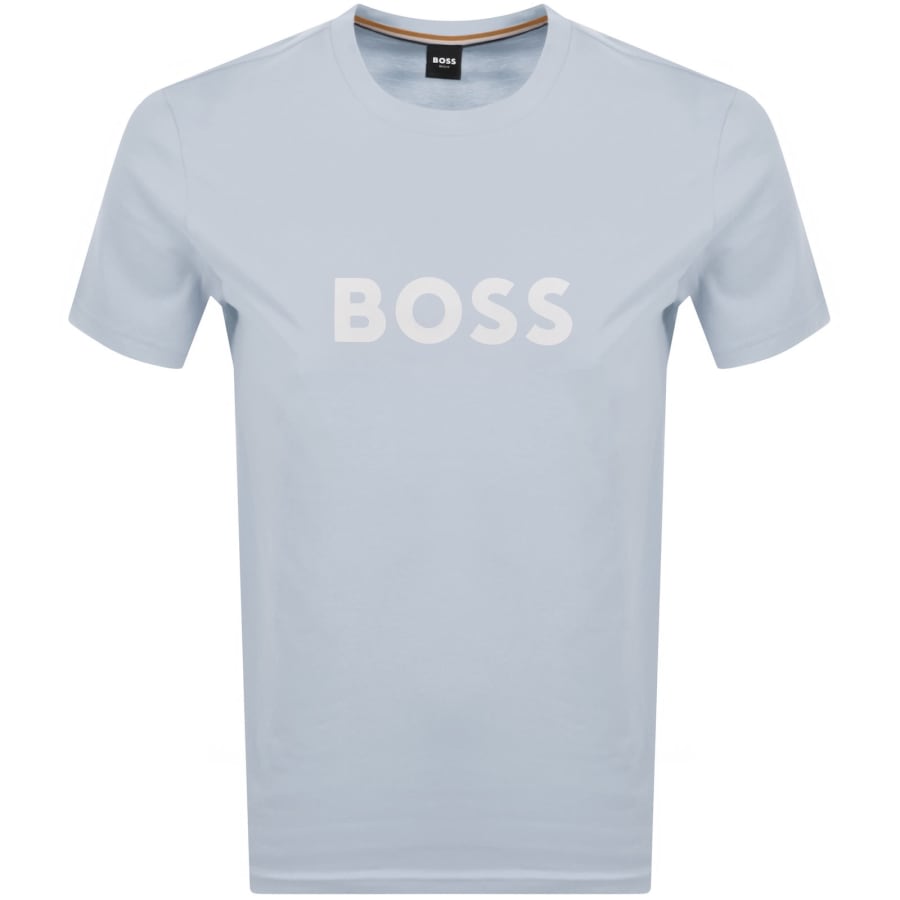 Image number 1 for BOSS Beachwear Logo T Shirt Purple