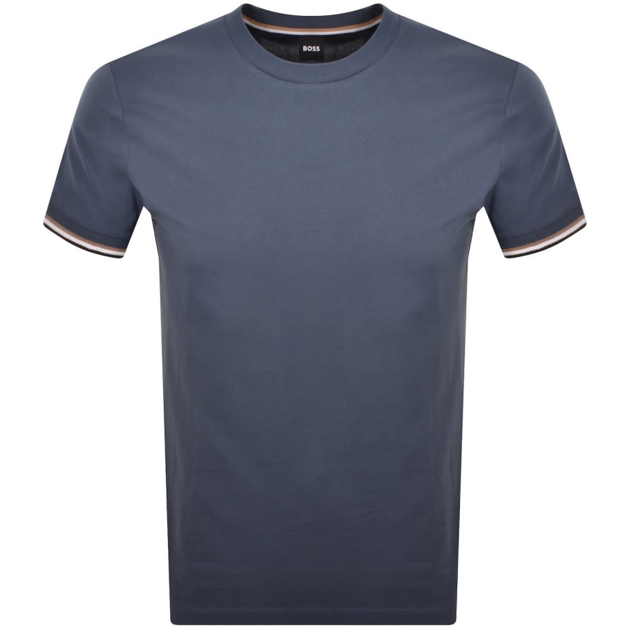 Image number 1 for BOSS Thompson 04 Jersey T Shirt Blue