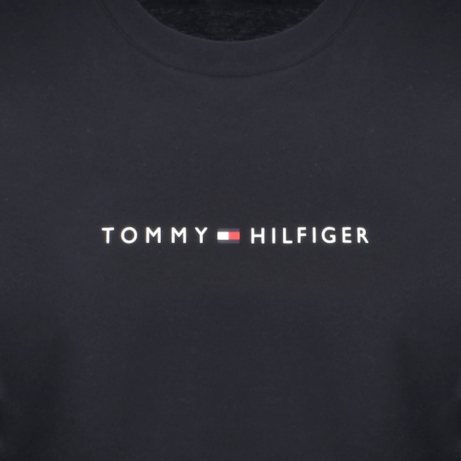 Image number 3 for Tommy Hilfiger Logo T Shirt Navy