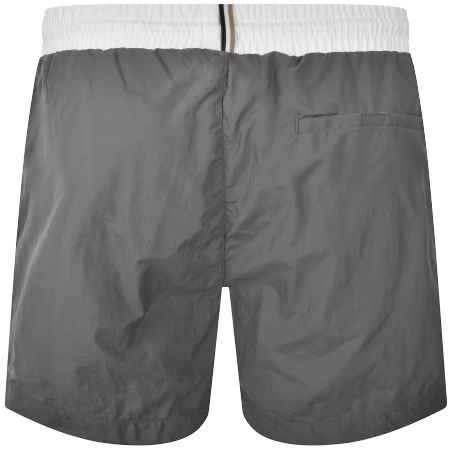 Image number 3 for BOSS Starfish Swim Shorts Dark Grey