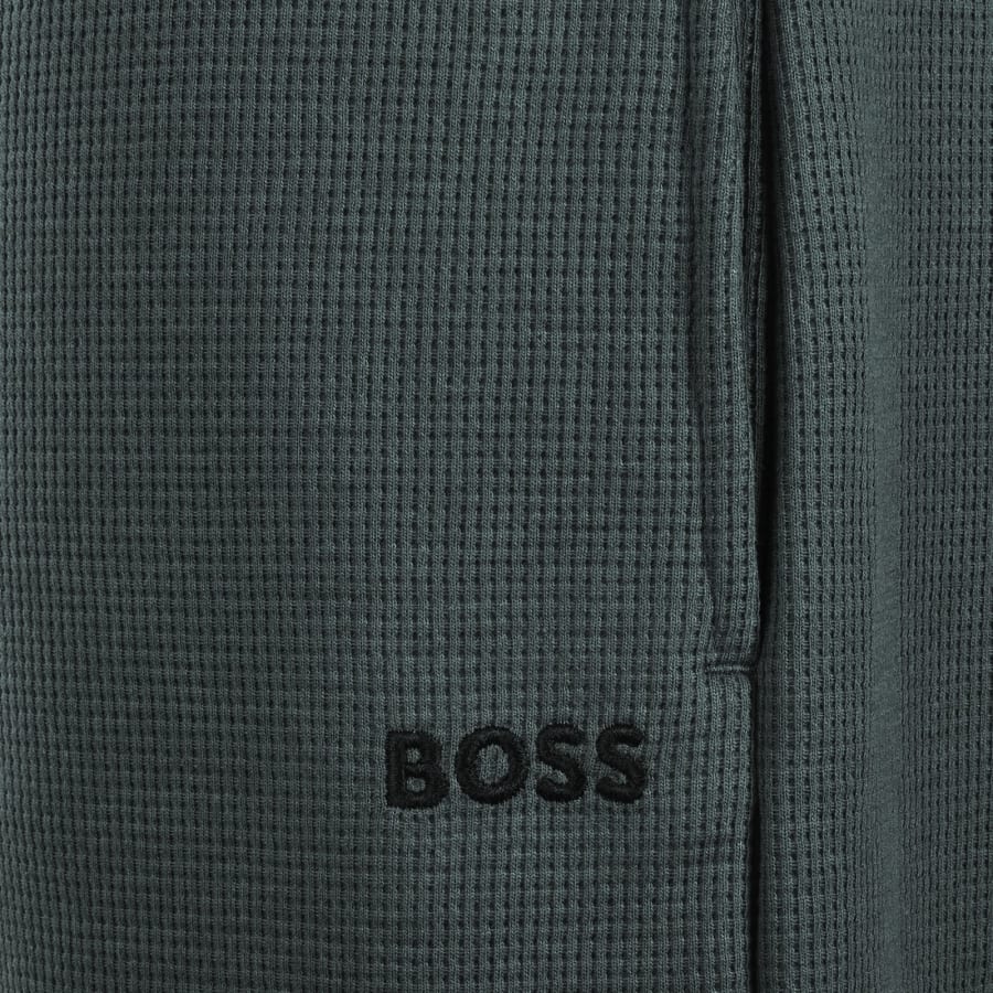 Image number 4 for BOSS Waffle Shorts Grey