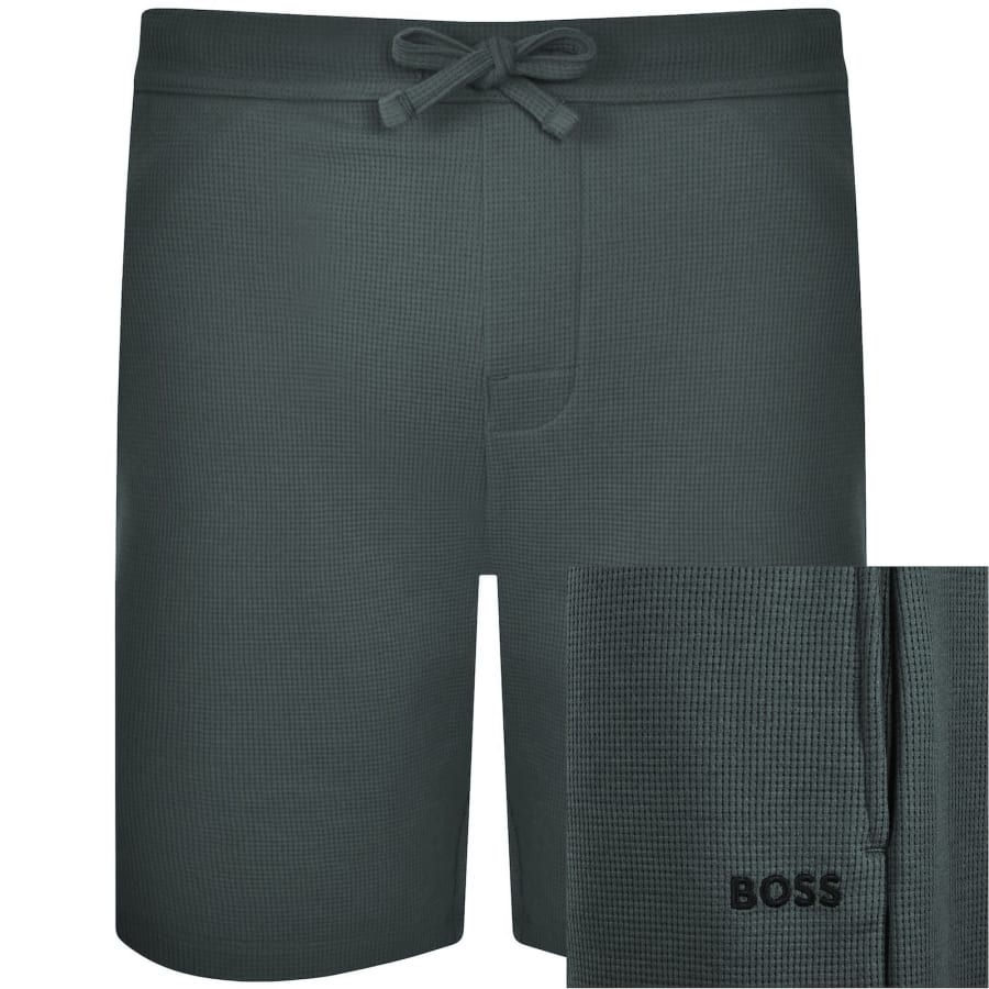 Image number 1 for BOSS Waffle Shorts Grey