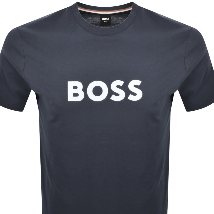 Image number 2 for BOSS Logo T Shirt Navy