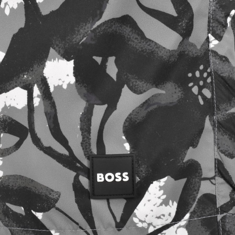 Image number 3 for BOSS Piranha Swim Shorts Grey