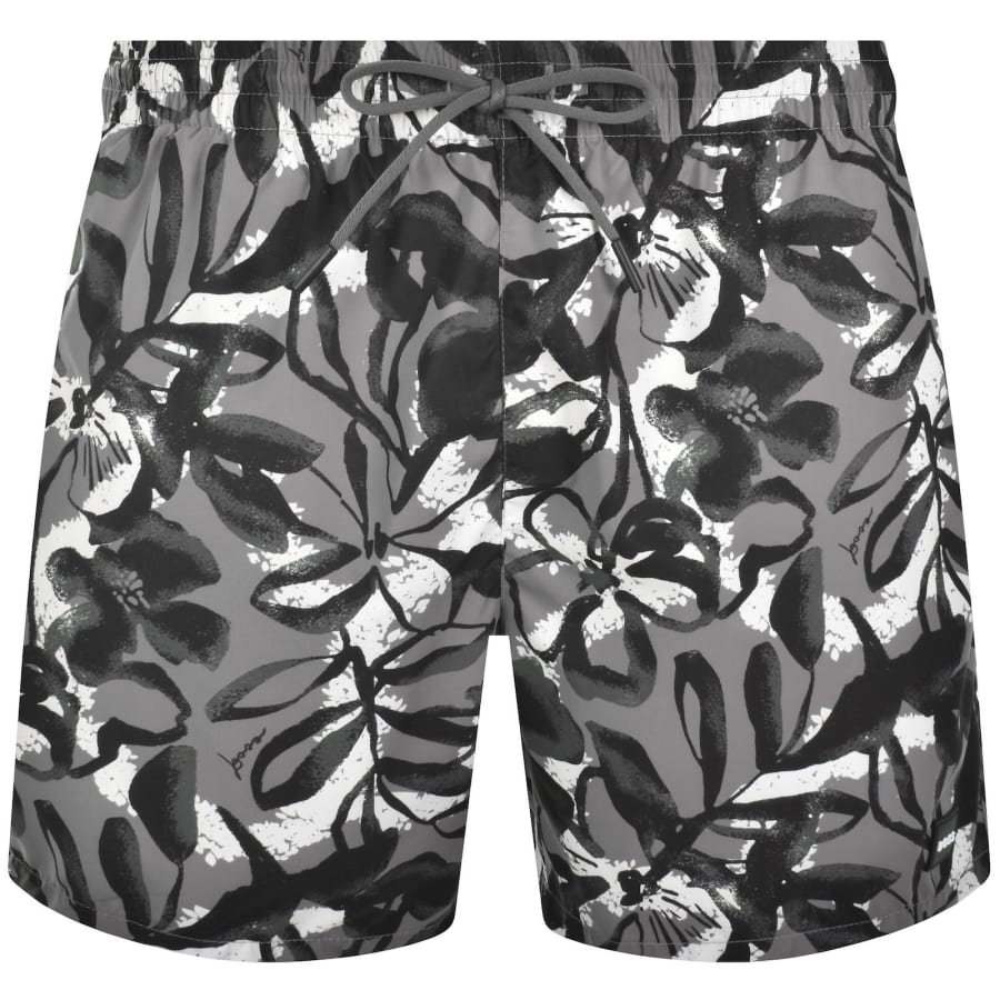 Image number 1 for BOSS Piranha Swim Shorts Grey
