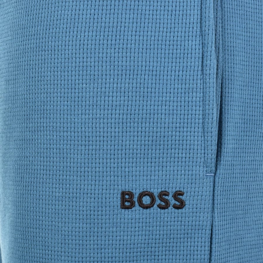 Image number 4 for BOSS Waffle Shorts Blue