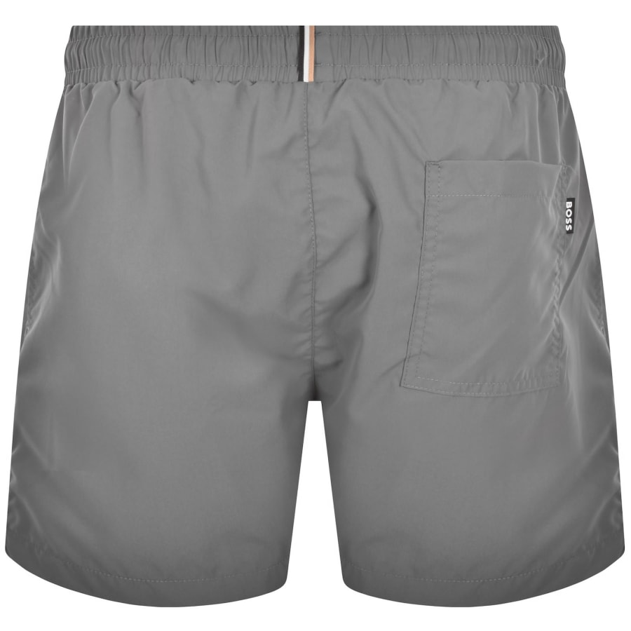 Image number 3 for BOSS Dolphin Swim Shorts Grey