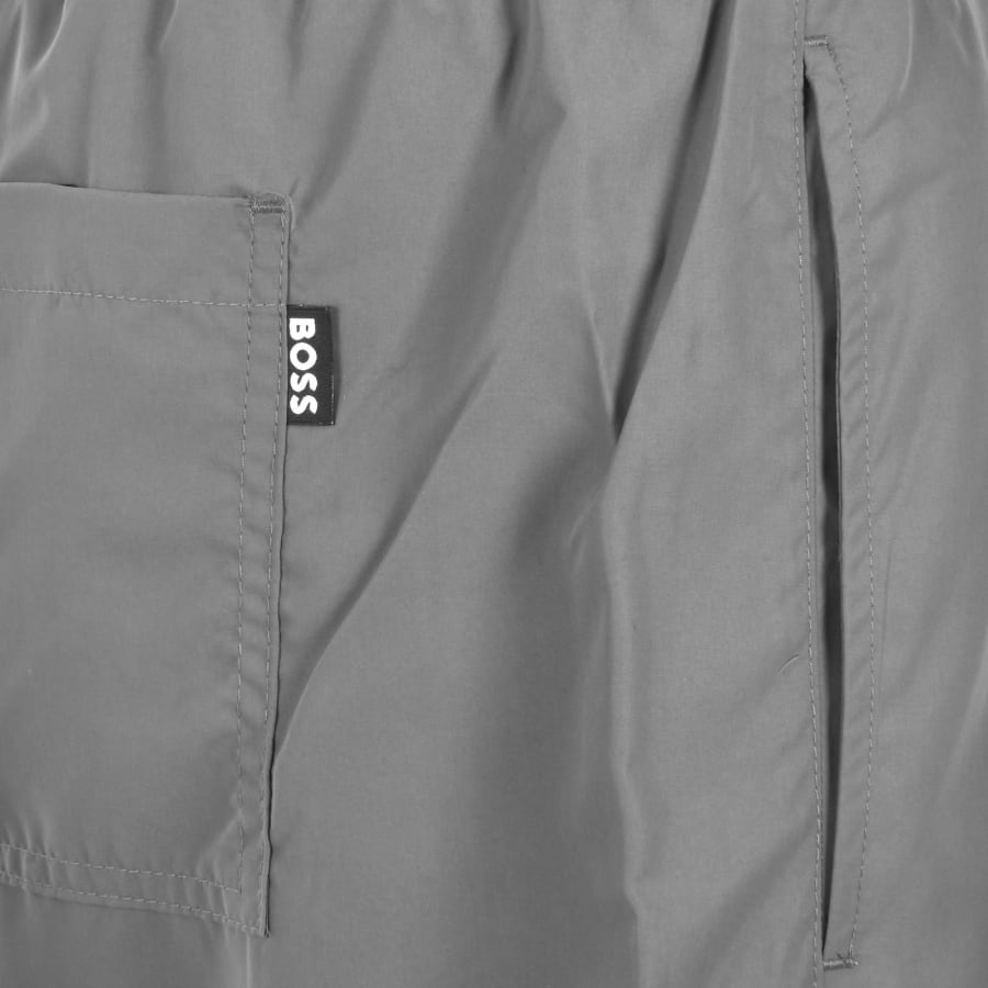 Image number 5 for BOSS Dolphin Swim Shorts Grey