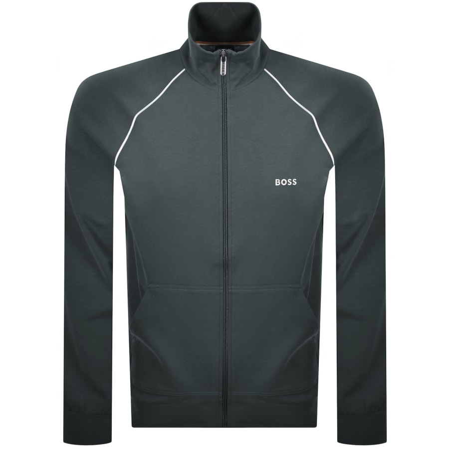 Image number 1 for BOSS Mix Match Full Zip Sweatshirt Grey