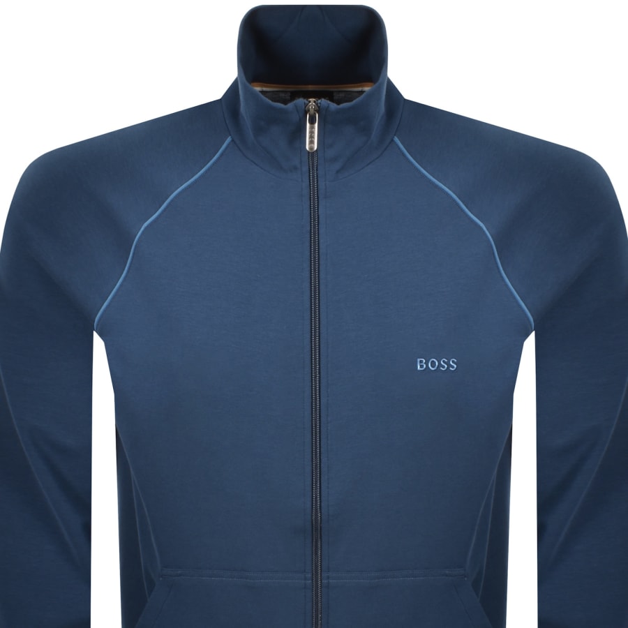 Image number 2 for BOSS Mix Match Full Zip Sweatshirt Blue