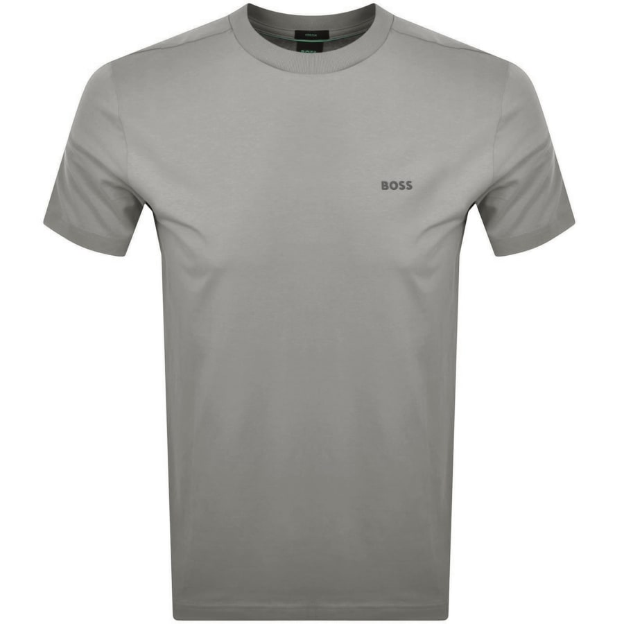 Image number 1 for BOSS Regular Fit T Shirt Open Grey