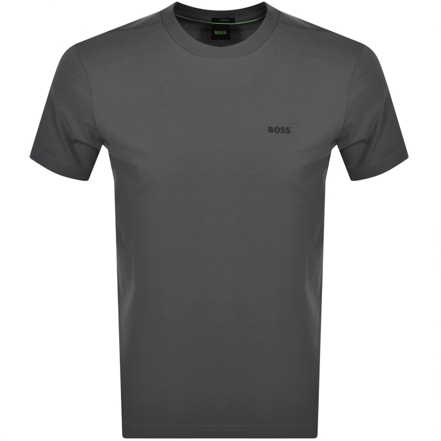 Image number 1 for BOSS Regular Fit T Shirt Open Grey