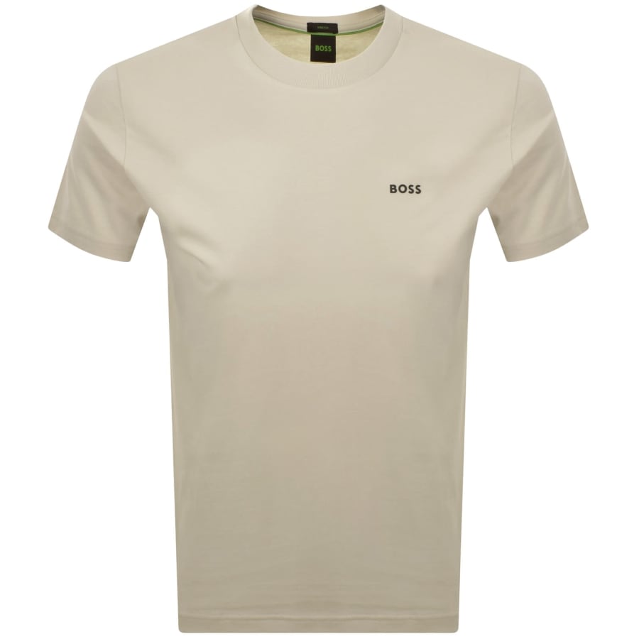 Image number 1 for BOSS Regular Fit T Shirt Light Beige