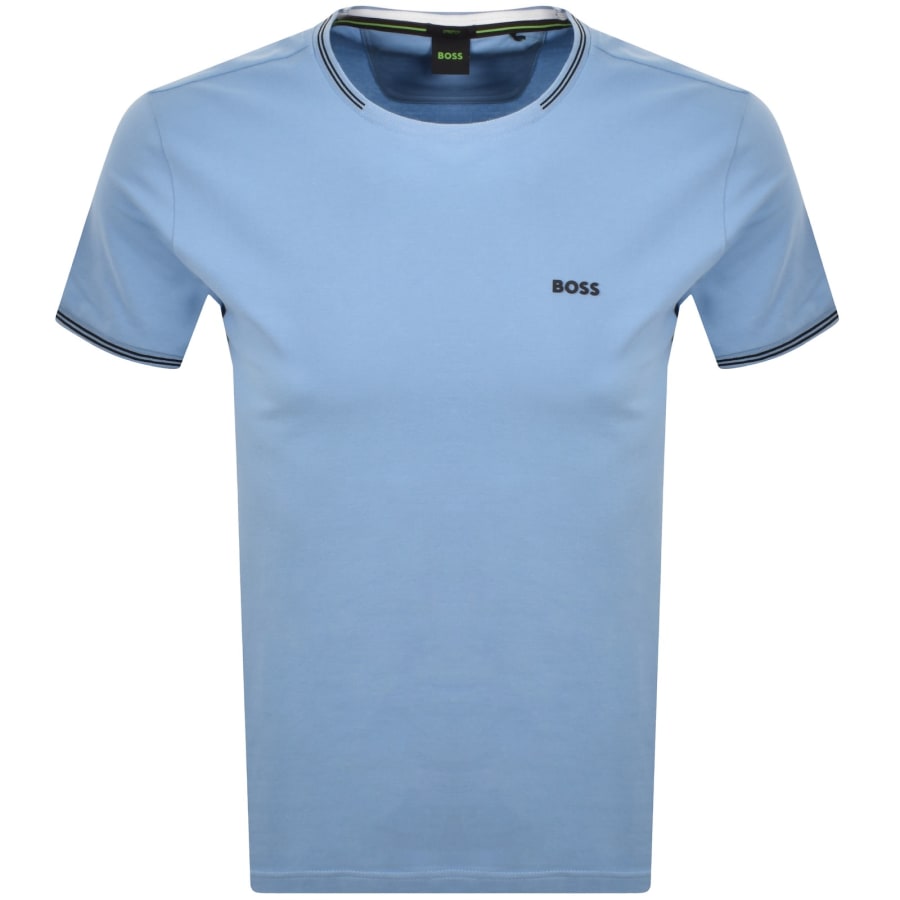 Image number 1 for BOSS Taul T Shirt Open Blue