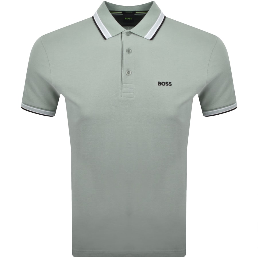 Image number 1 for BOSS Paddy Polo T Shirt Open Green