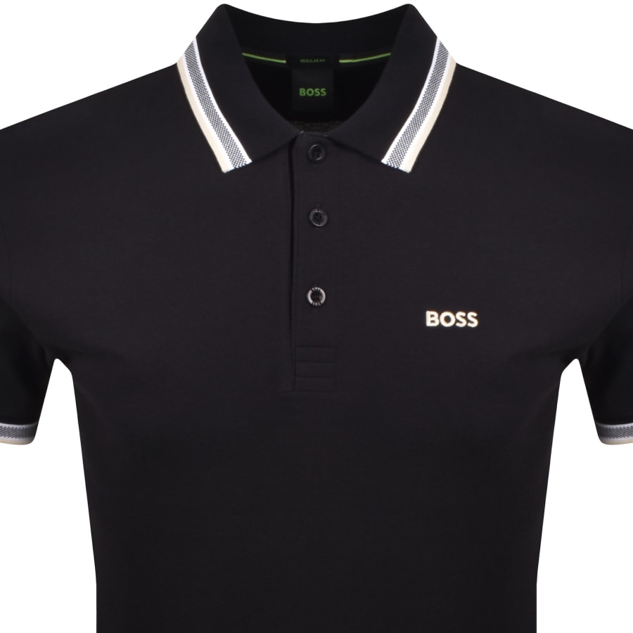 Image number 2 for BOSS Paddy Polo T Shirt Medium Blue