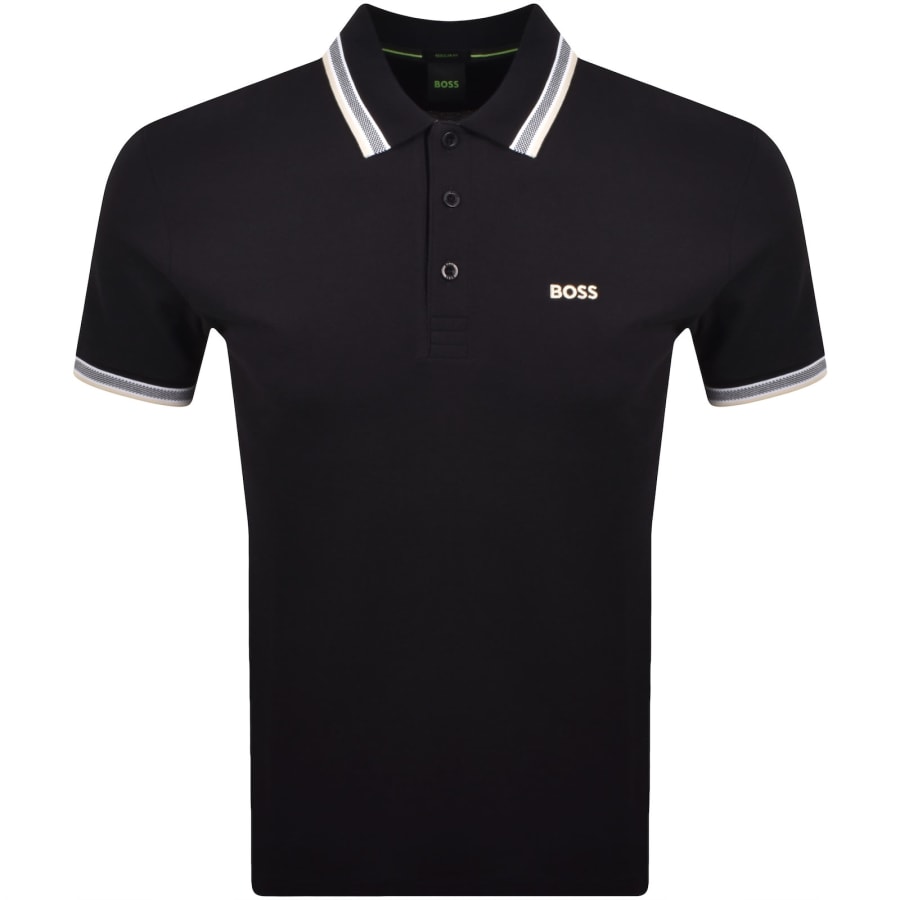 Image number 1 for BOSS Paddy Polo T Shirt Medium Blue