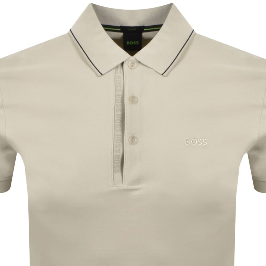 Image number 2 for BOSS Paule 4 Polo T Shirt Light Beige