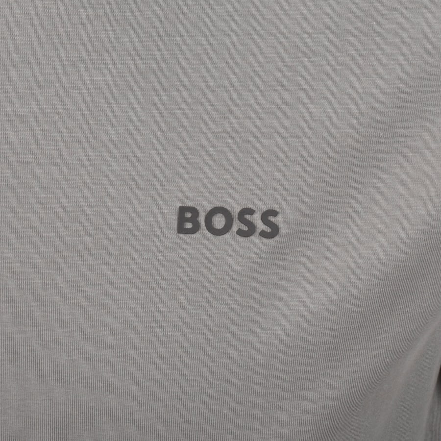 Image number 3 for BOSS Long Sleeved Stretch T Shirt Grey
