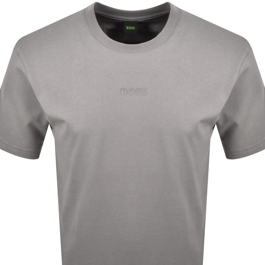 Image number 2 for BOSS Tee 10 T Shirt Open Grey