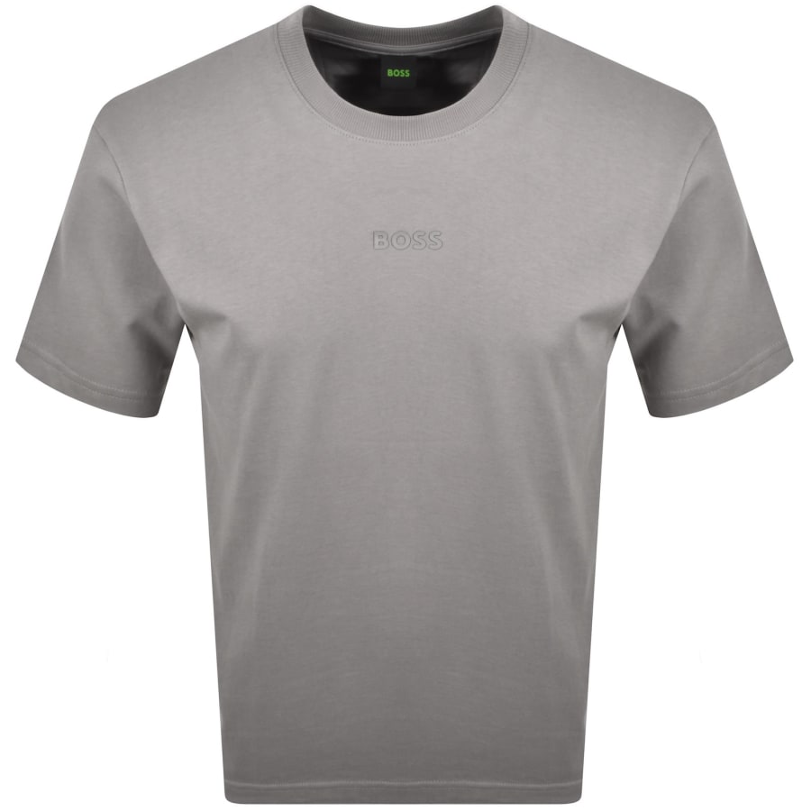 Image number 1 for BOSS Tee 10 T Shirt Open Grey