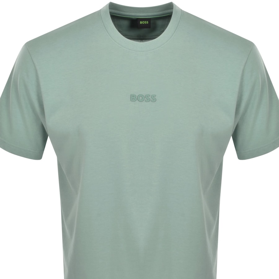 Image number 2 for BOSS Tee 10 T Shirt Open Green