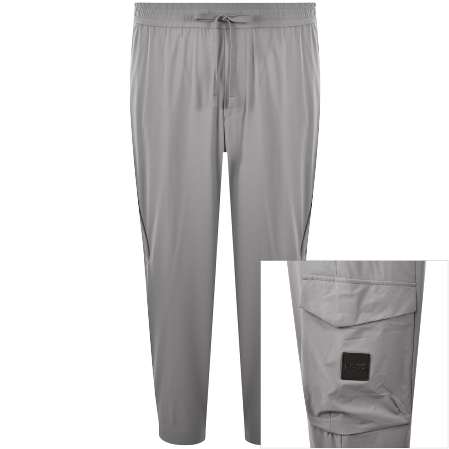 Image number 1 for BOSS T Urbanex Cargolite Trousers Open Grey
