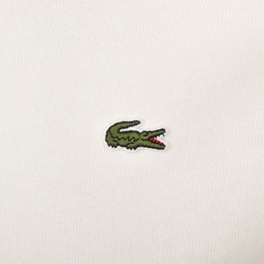 Image number 3 for Lacoste Crew Neck Knit Jumper White