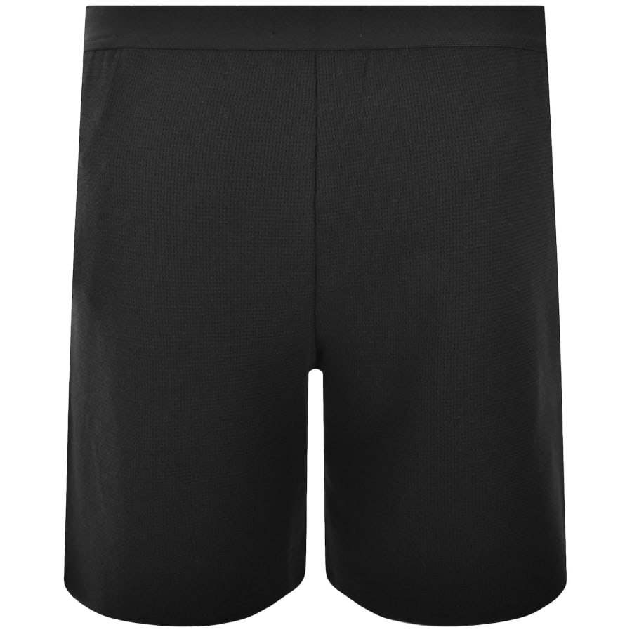 Image number 2 for Lacoste Lounge Waffle Shorts Black
