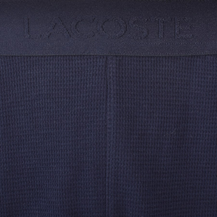 Image number 4 for Lacoste Lounge Waffle Shorts Navy