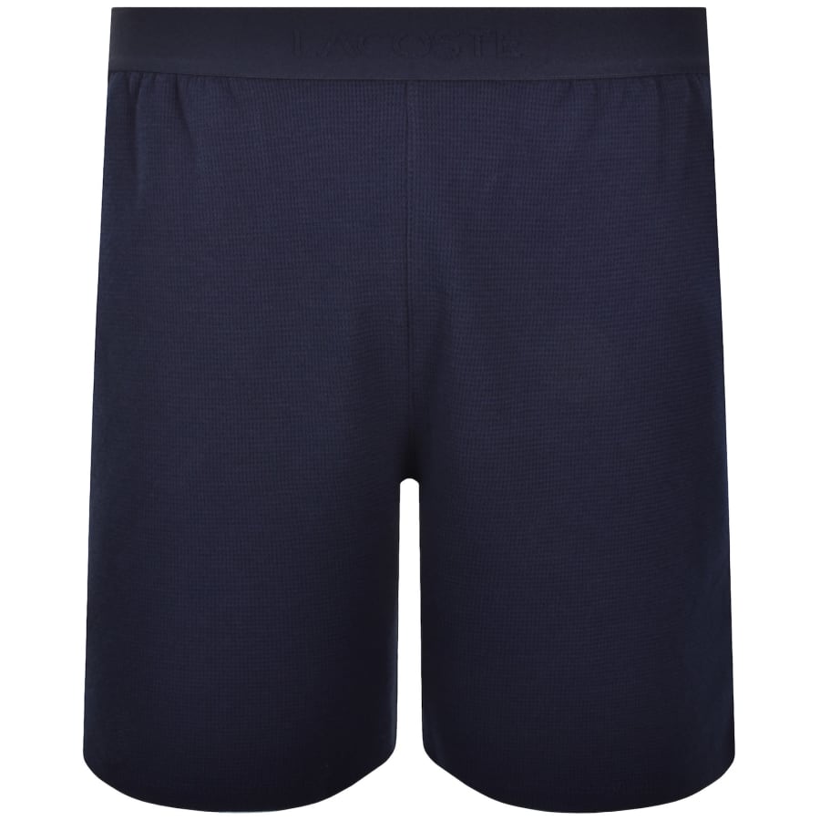 Image number 1 for Lacoste Lounge Waffle Shorts Navy