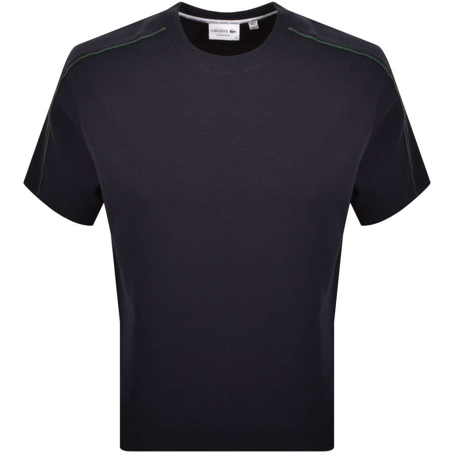 Image number 2 for Lacoste Loungewear Logo T Shirt Navy
