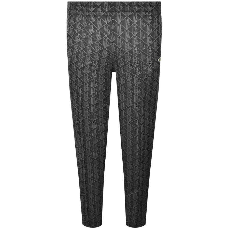 Image number 2 for Lacoste Monogram Joggers Black