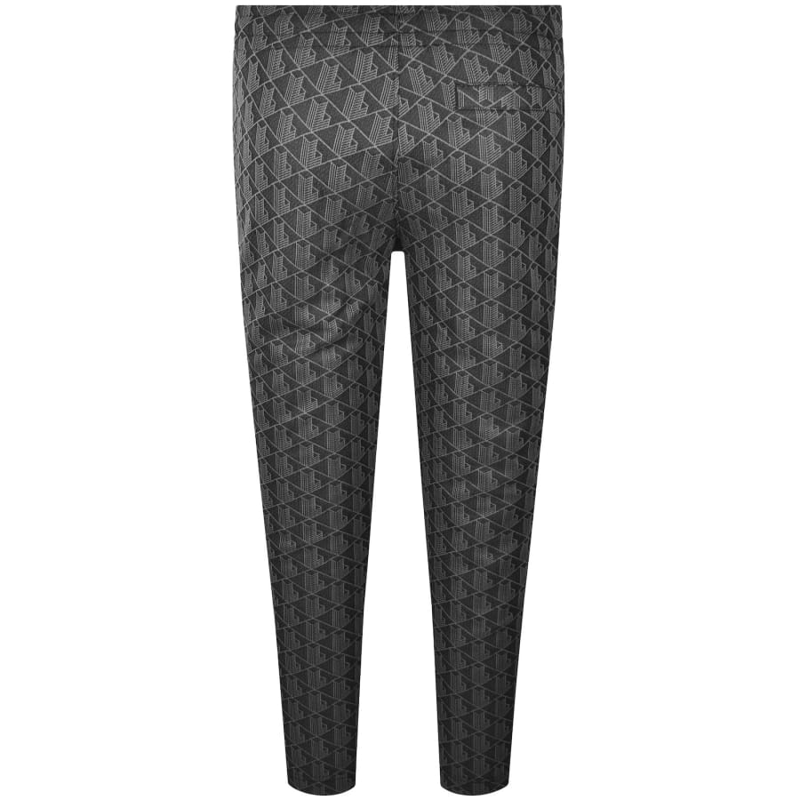 Image number 3 for Lacoste Monogram Joggers Black