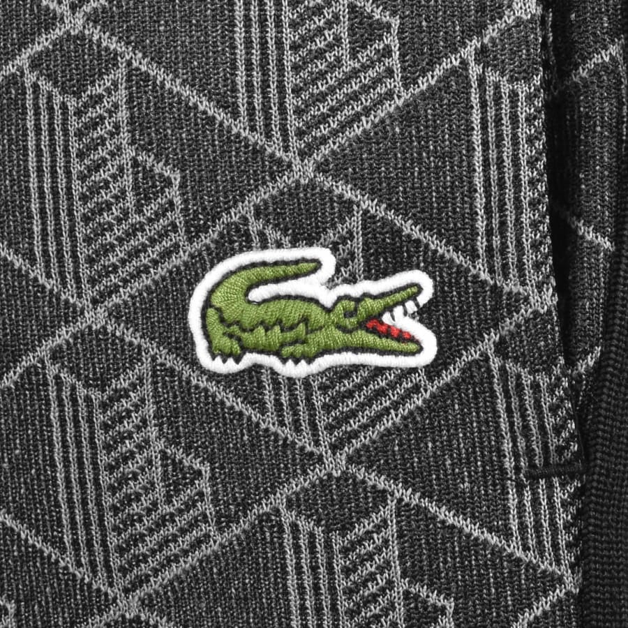 Image number 4 for Lacoste Monogram Joggers Black