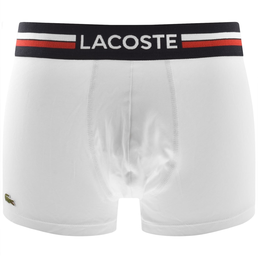 Image number 3 for Lacoste Underwear 3 Pack Boxer Trunks Navy