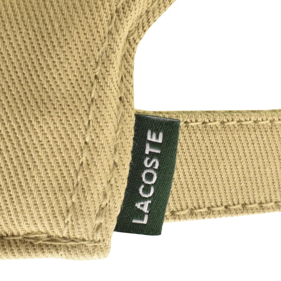 Image number 4 for Lacoste Baseball Cap Beige