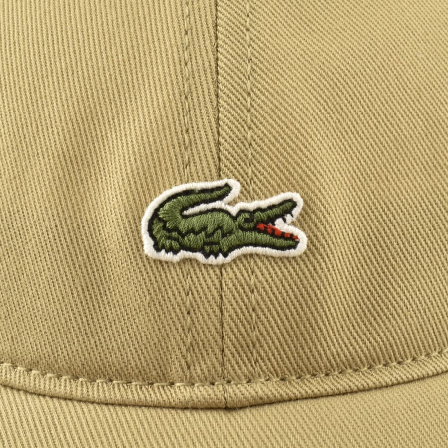 Image number 5 for Lacoste Baseball Cap Beige