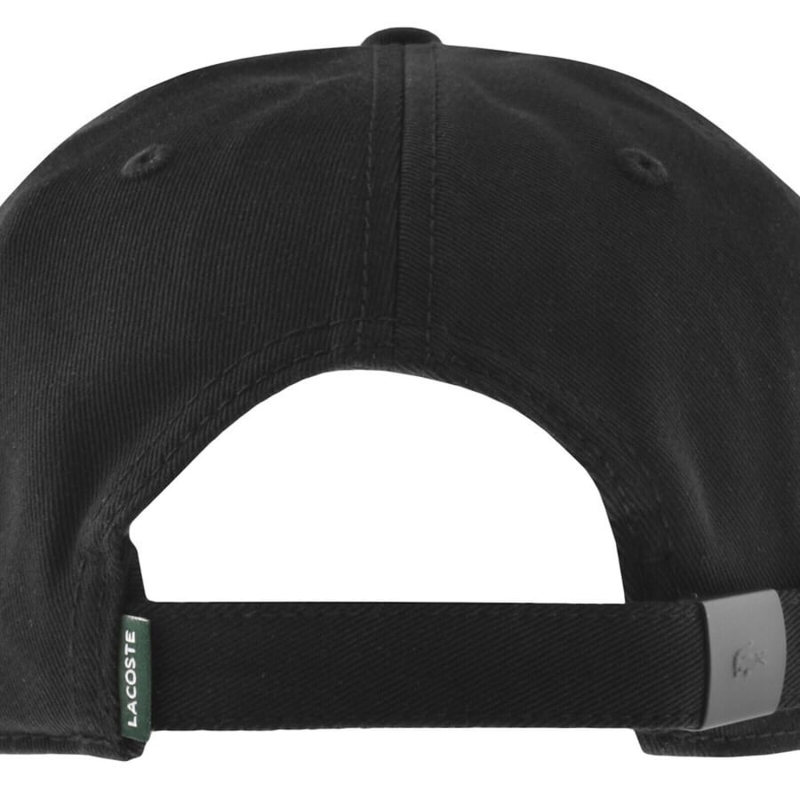 Image number 3 for Lacoste Baseball Cap Black
