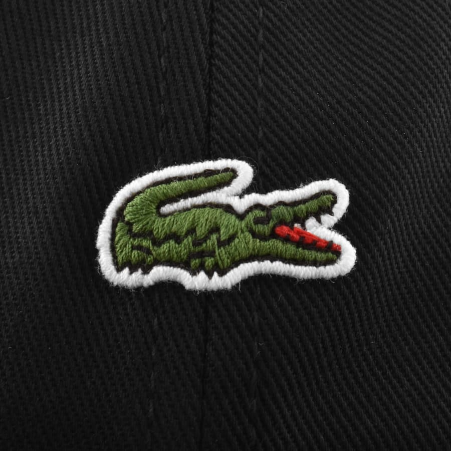 Image number 5 for Lacoste Baseball Cap Black