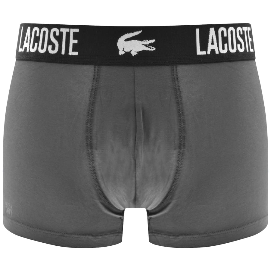 Image number 3 for Lacoste Underwear 3 Pack Boxer Trunks Navy