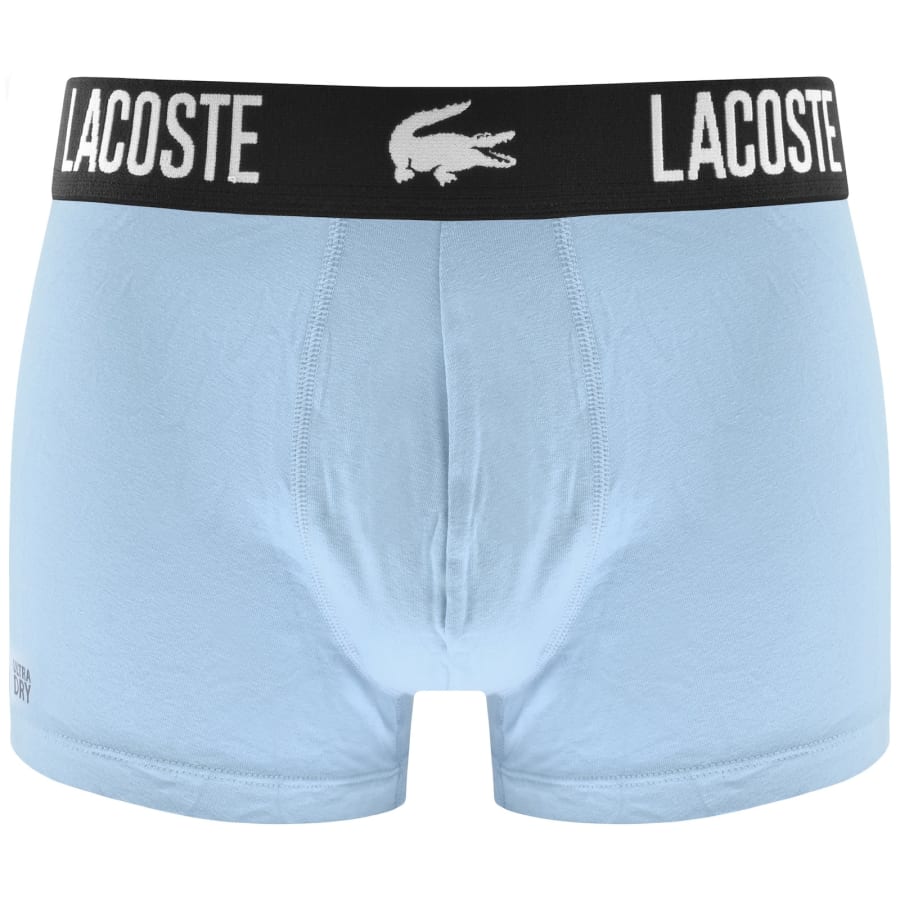 Image number 2 for Lacoste Underwear 3 Pack Boxer Trunks Navy