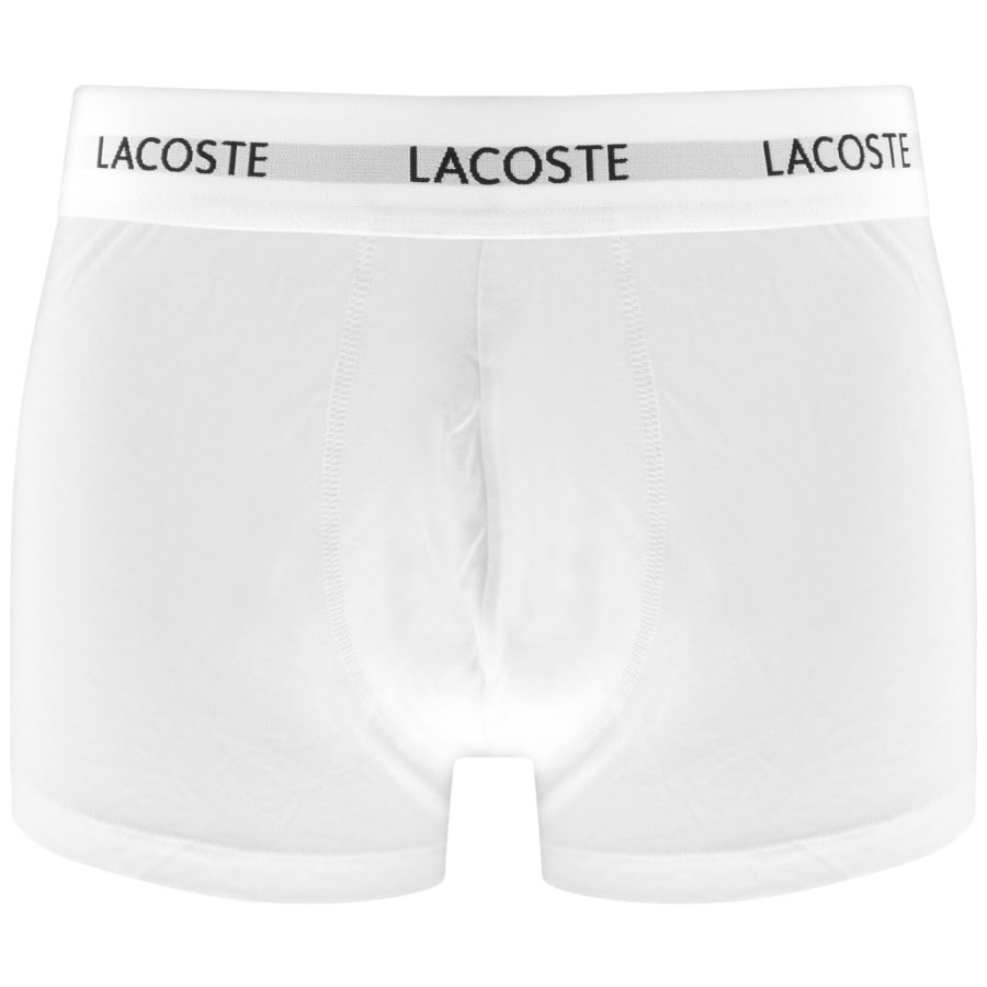 Image number 2 for Lacoste Underwear 3 Pack Boxer Trunks