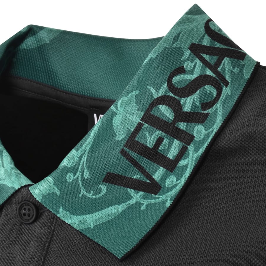 Image number 3 for Versace Jeans Couture Cabinet Polo T Shirt Grey