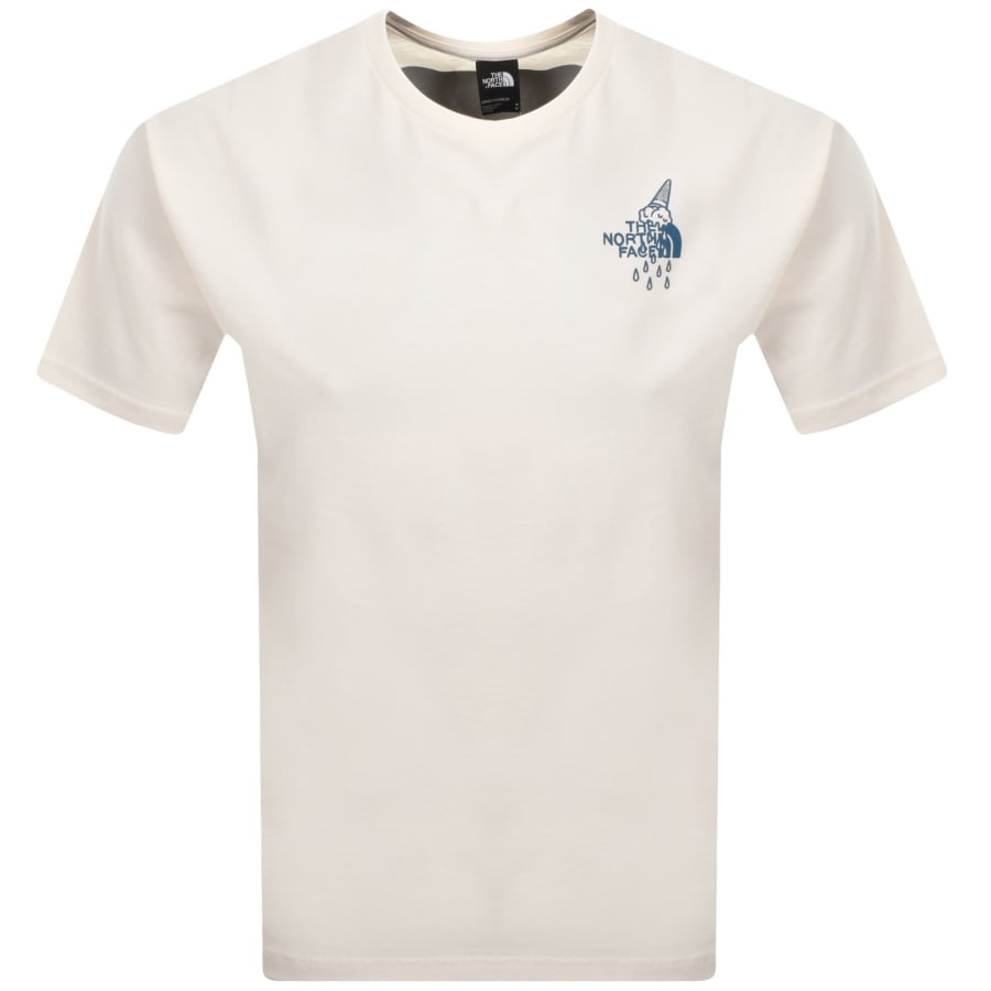 Image number 2 for The North Face Powder Days T Shirt Dune White