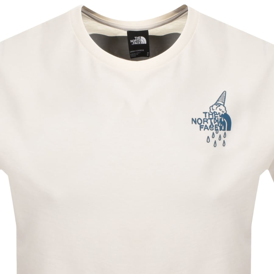 Image number 3 for The North Face Powder Days T Shirt Dune White