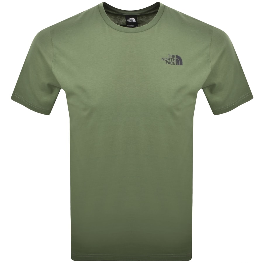 Image number 2 for The North Face Half Dome Photo T Shirt Green