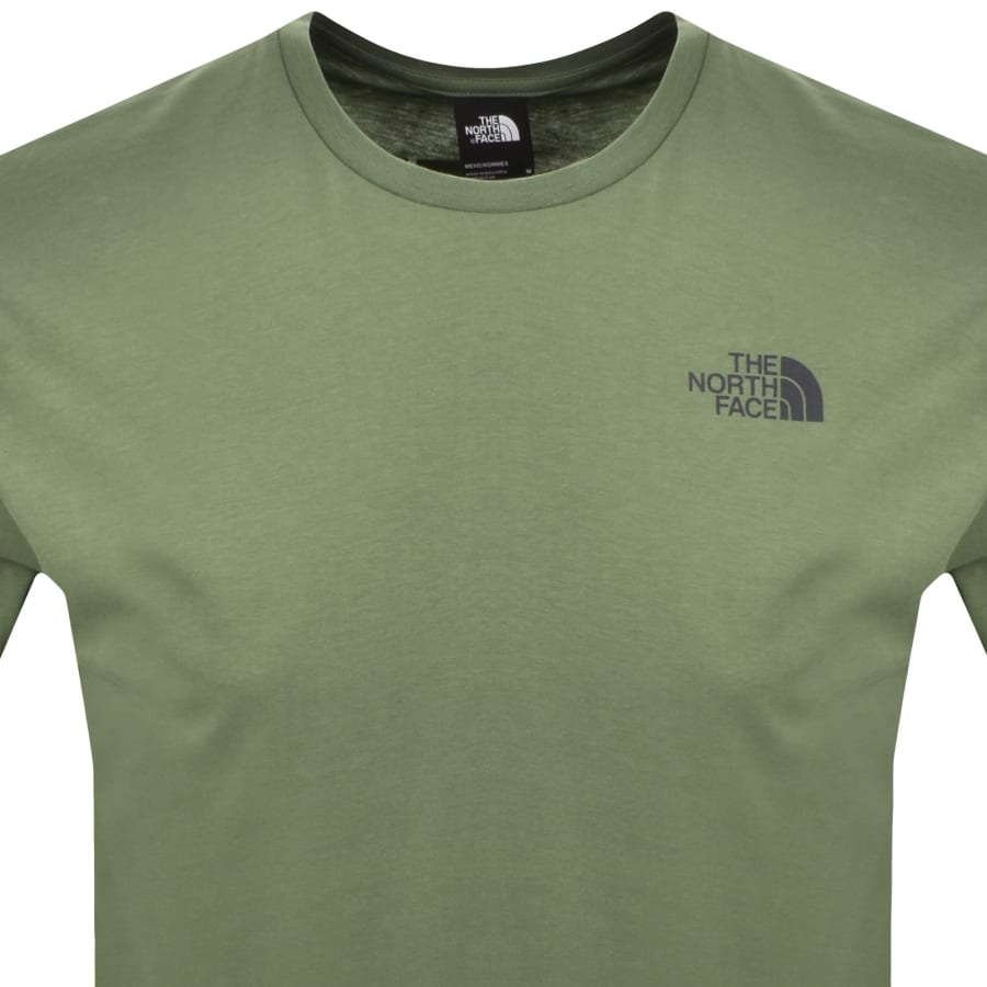 Image number 3 for The North Face Half Dome Photo T Shirt Green