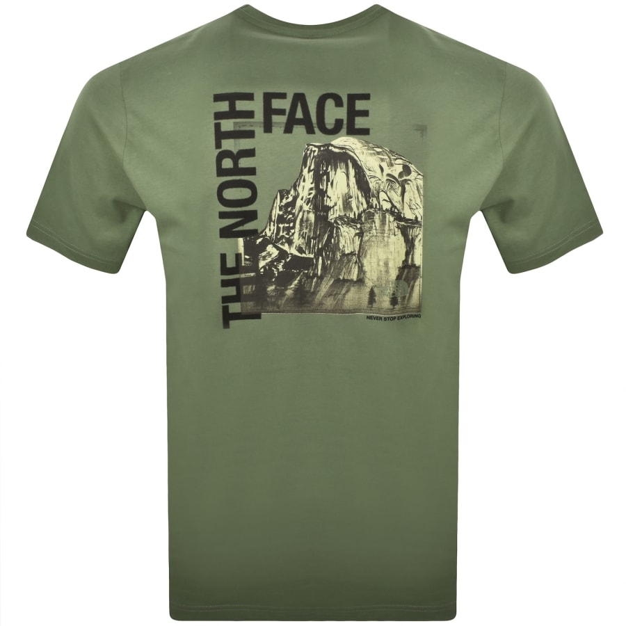 Image number 5 for The North Face Half Dome Photo T Shirt Green